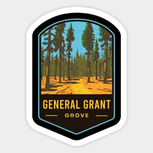 General Grant Trail and Grove Sticker